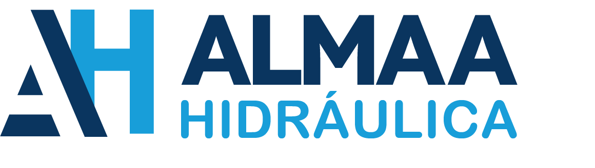 Logotipo de la empresa en color verde y azul con una gota de agua